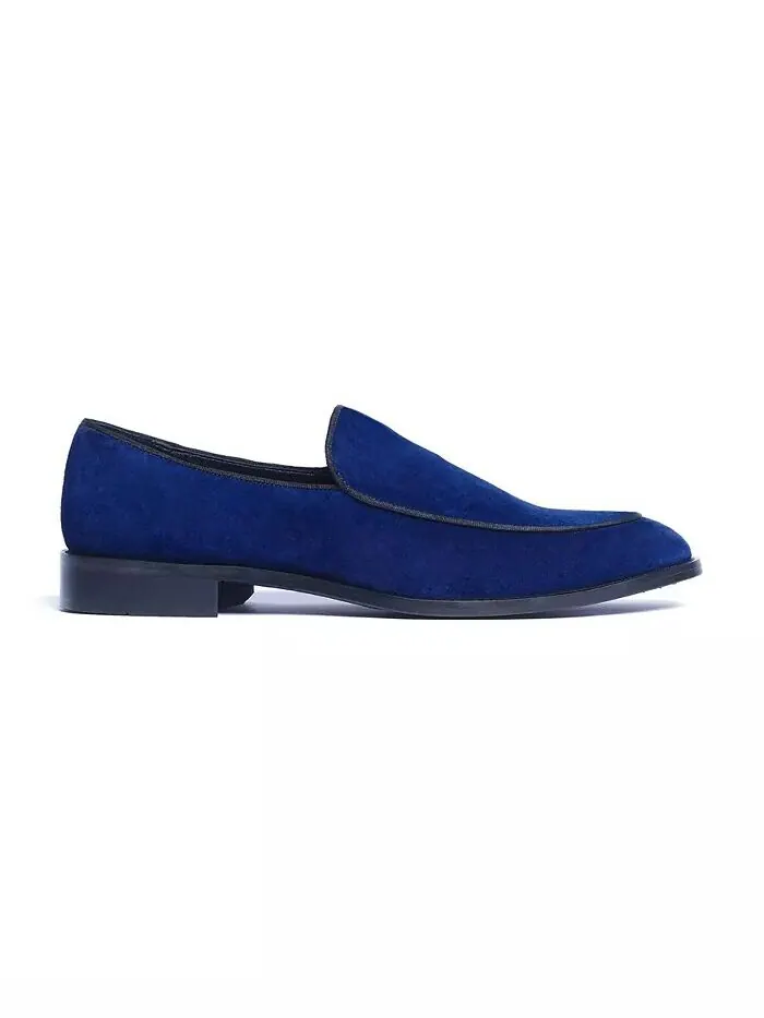 Мужские замшевые мокасины Craige Slip-On Anthony Veer — изображение 2 из 5, темно-синий