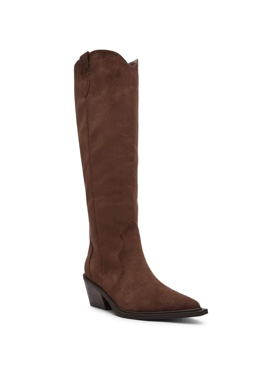 Женские ковбойские сапоги Greva Tall Pull-On DV Dolce Vita — изображение 1 из 5, шоколад