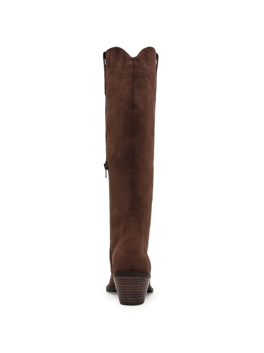Женские ковбойские сапоги Greva Tall Pull-On DV Dolce Vita — изображение 3 из 5, шоколад