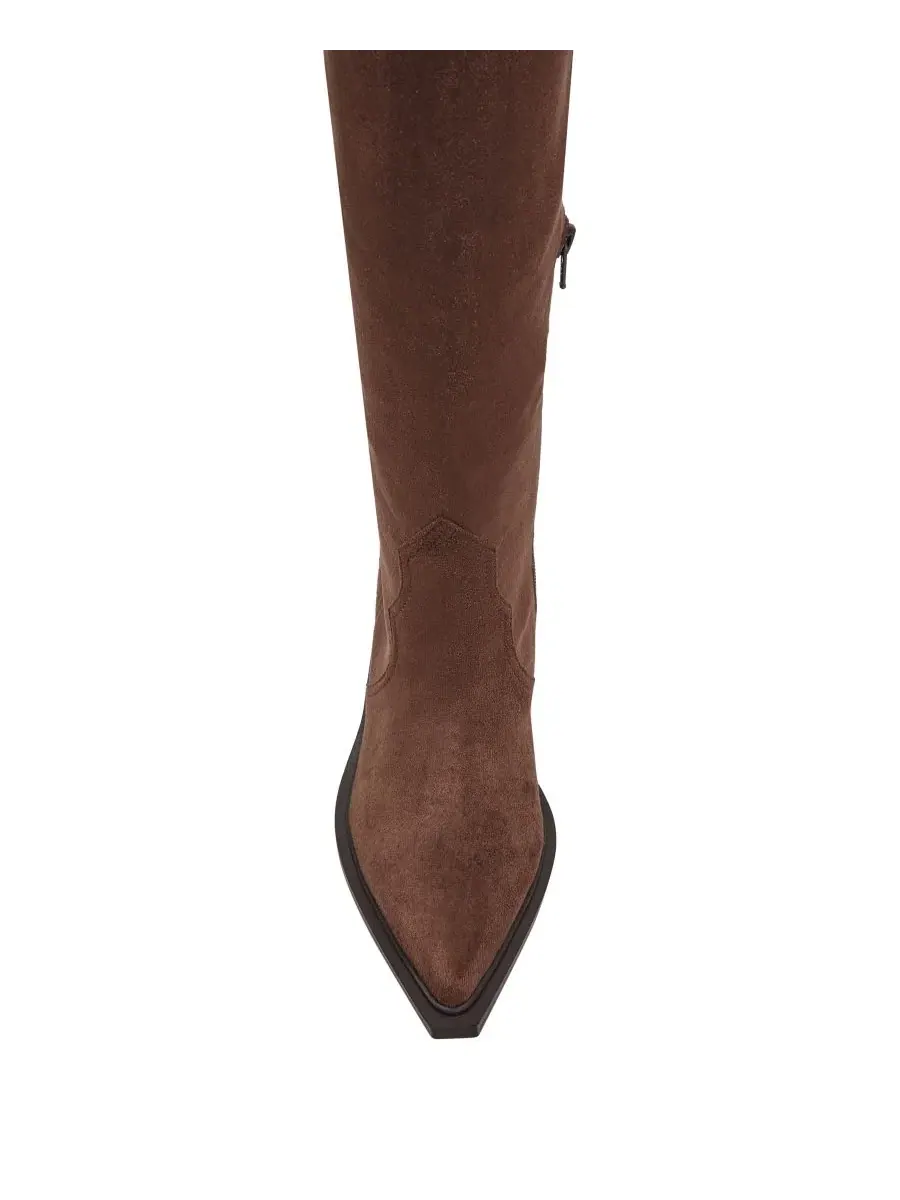 Женские ковбойские сапоги Greva Tall Pull-On DV Dolce Vita — изображение 4 из 5, шоколад