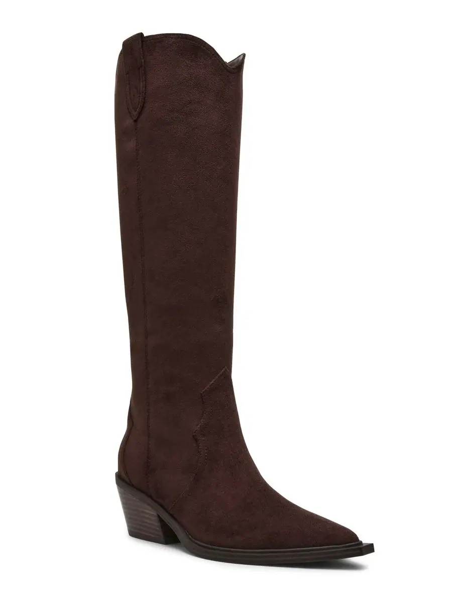 Женские казаки с узким мысом Greva Tall Pull-On Cowboy Western Boots DV Dolce Vita