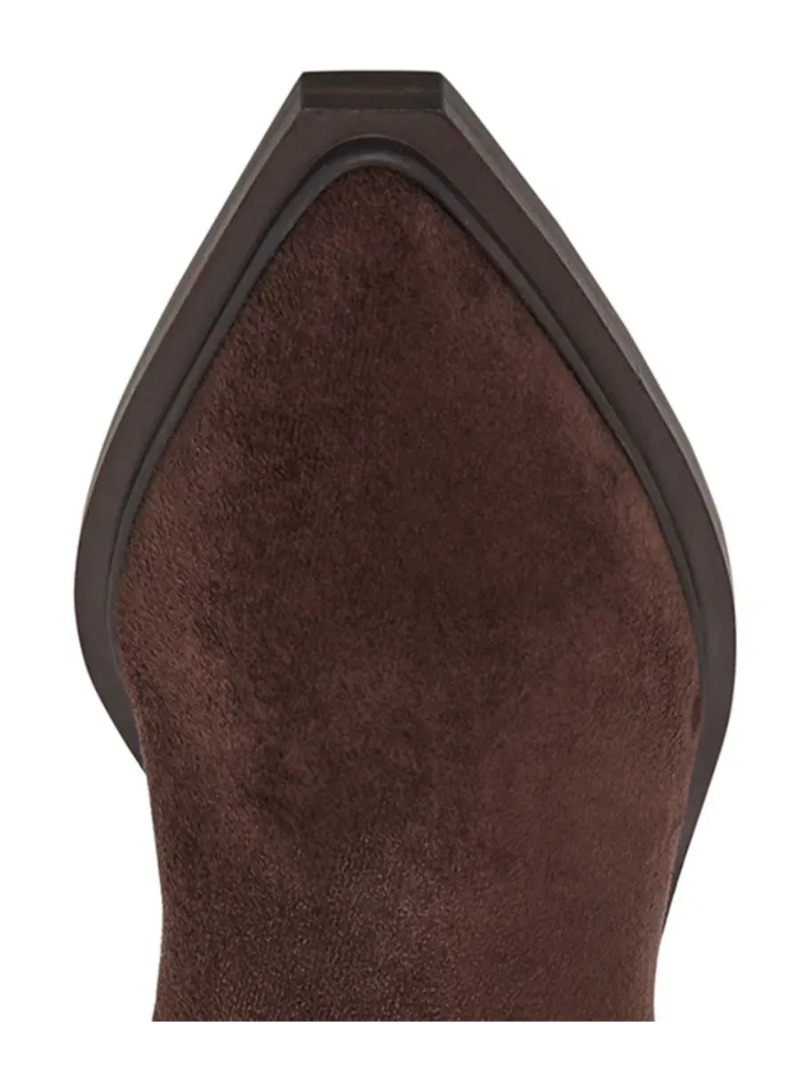 Женские казаки с узким мысом Greva Tall Pull-On Cowboy Western Boots DV Dolce Vita — изображение 4 из 5, коричневый