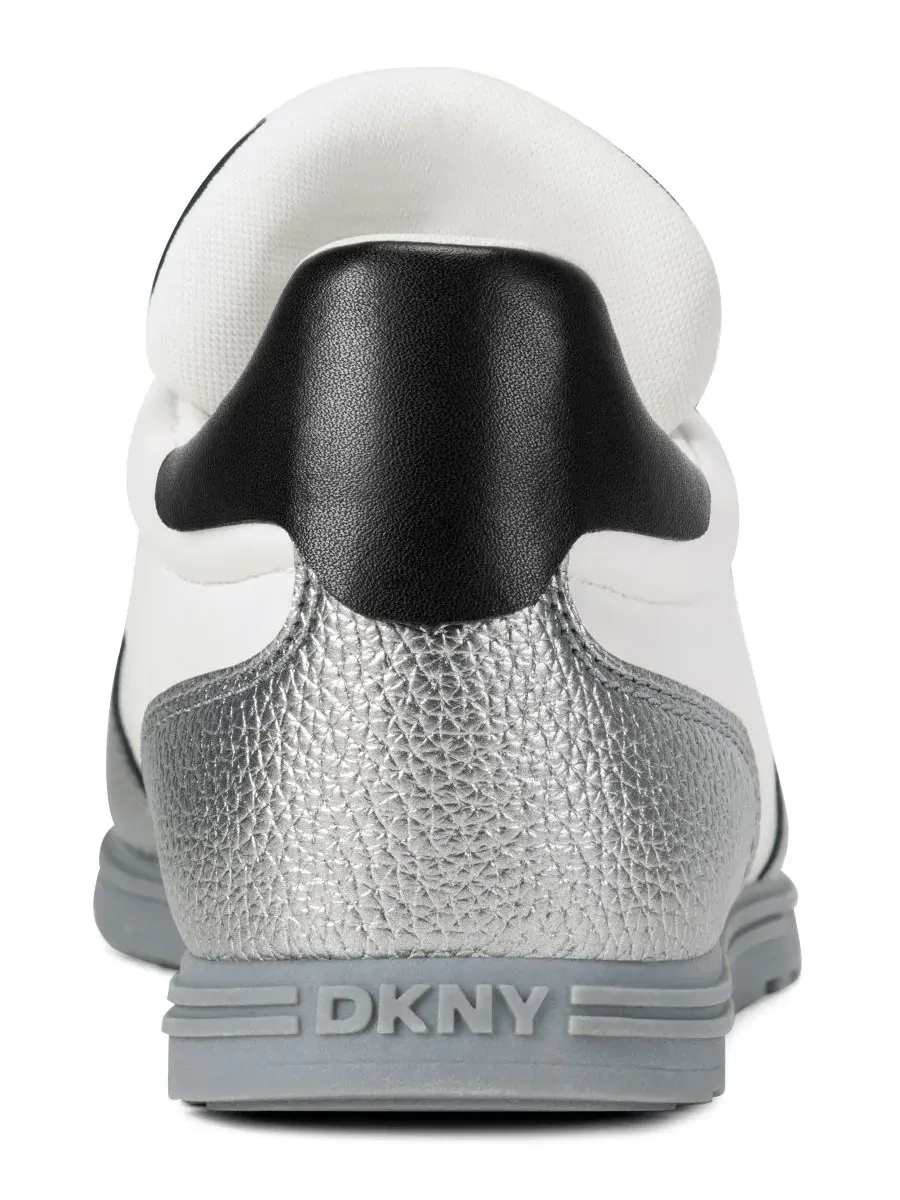 Кроссовки женские Amanda на шнуровке DKNY, Marshmallow Nickel — изображение 4 из 5