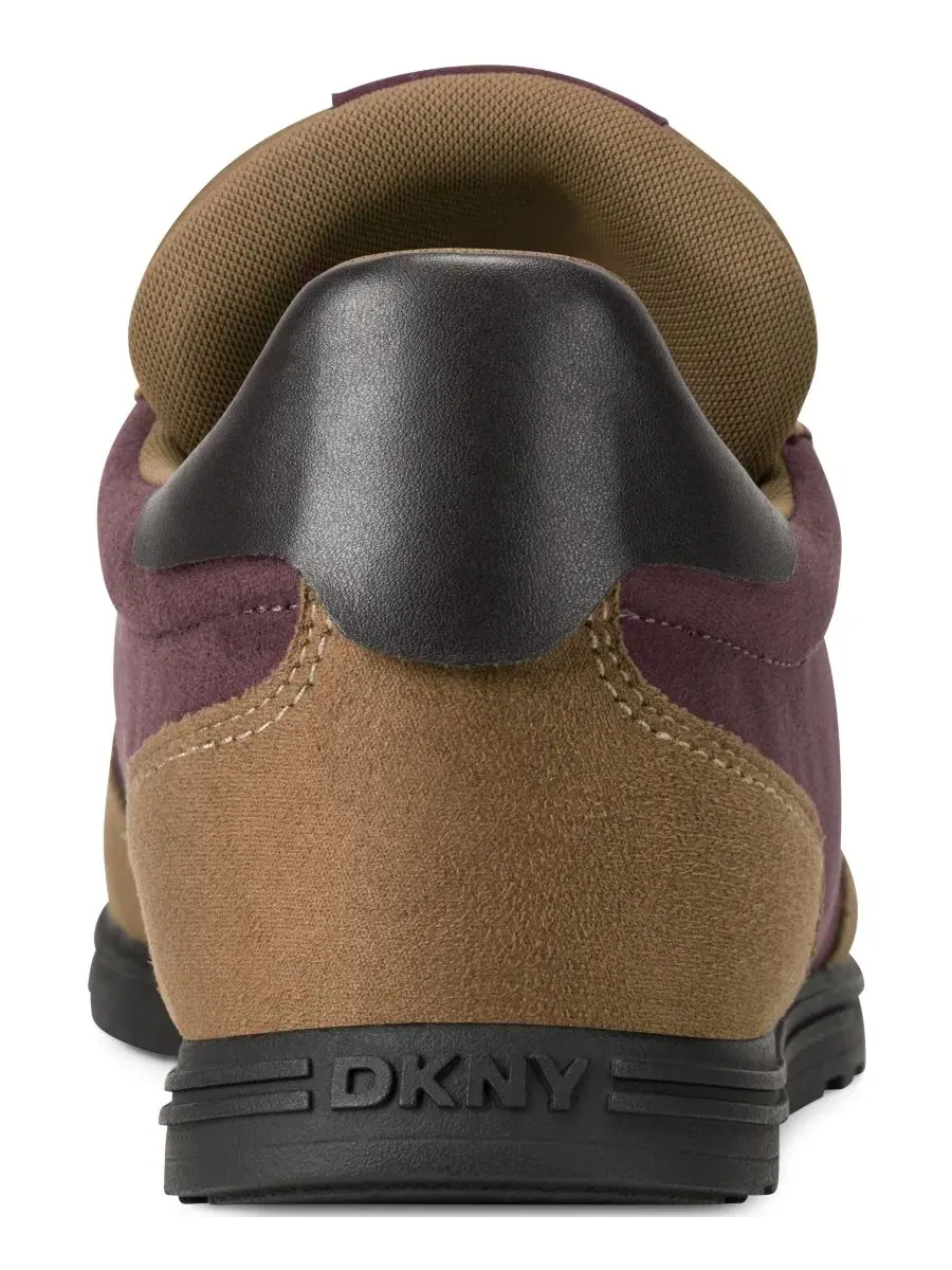 Кроссовки женские с круглым носком, на шнуровке, Amanda DKNY, Sangria/Walnut — изображение 4 из 5
