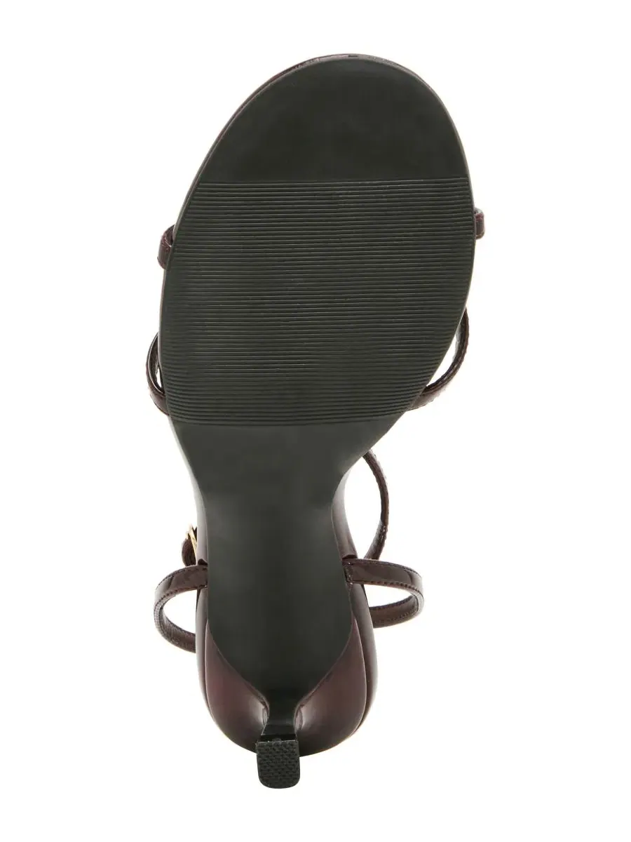 Босоножки на высоком каблуке с переплетением Madden Girl, Merlot Patent — изображение 5 из 7