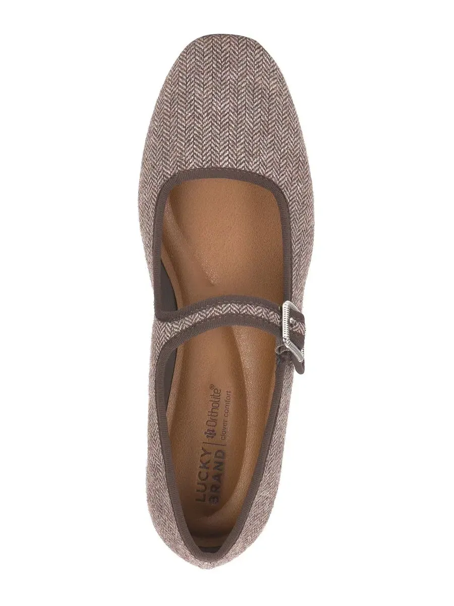 Мэри Джейн туфли без каблука Tannyr Lucky Brand — изображение 3 из 5, коричневый мульти