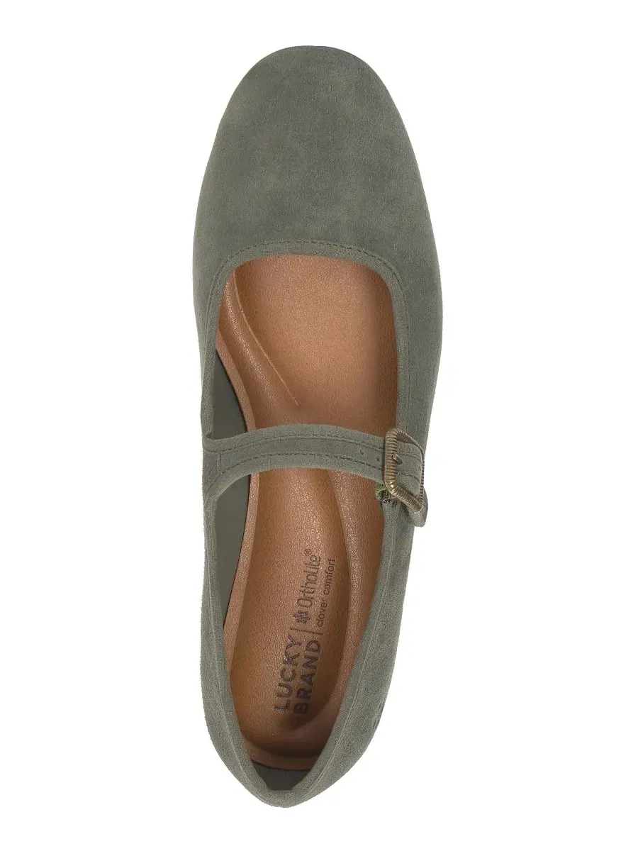 Мэри Джейн туфли на плоском ходу Tannyr Lucky Brand, Winter Mist Suede — изображение 4 из 5
