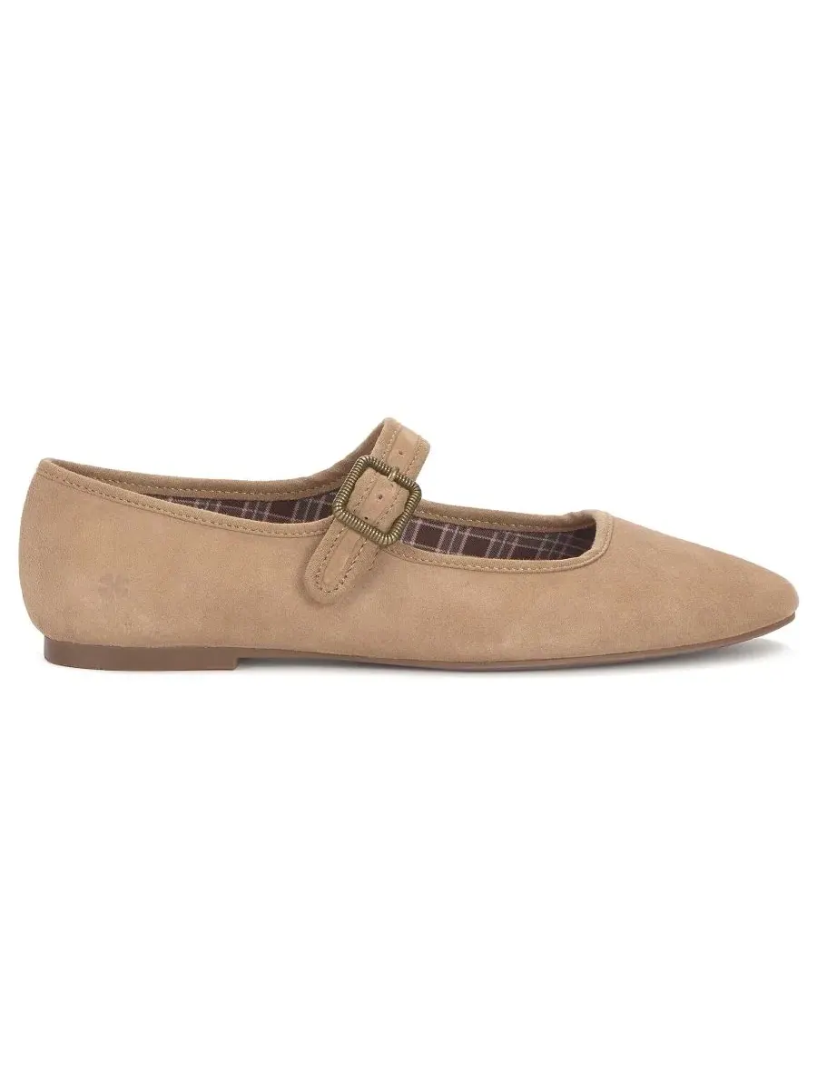 Балетки-лодочки Tannyr Mary Jane Flat Lucky Brand, Porcini Suede — изображение 2 из 5
