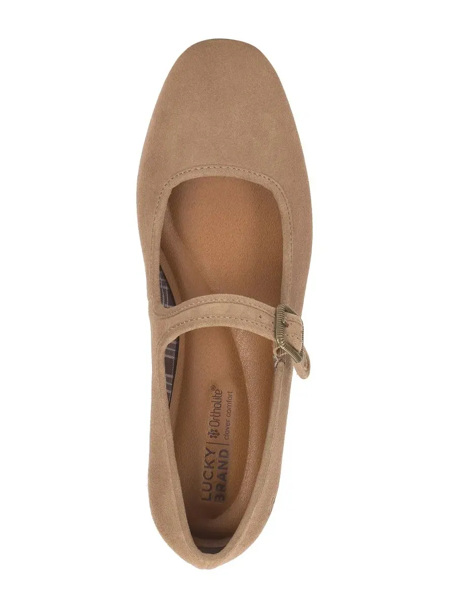 Балетки-лодочки Tannyr Mary Jane Flat Lucky Brand, Porcini Suede — изображение 4 из 5