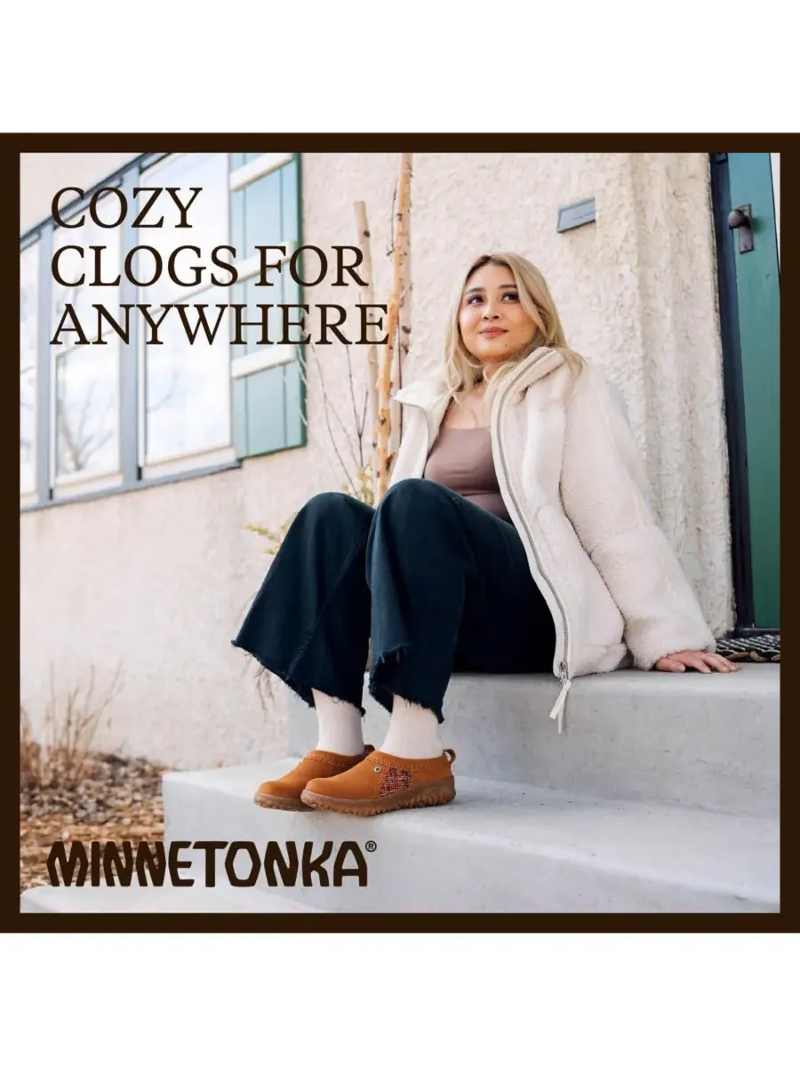 Женские замшевые сабо Tamarra Minnetonka — изображение 4 из 7, коричневый