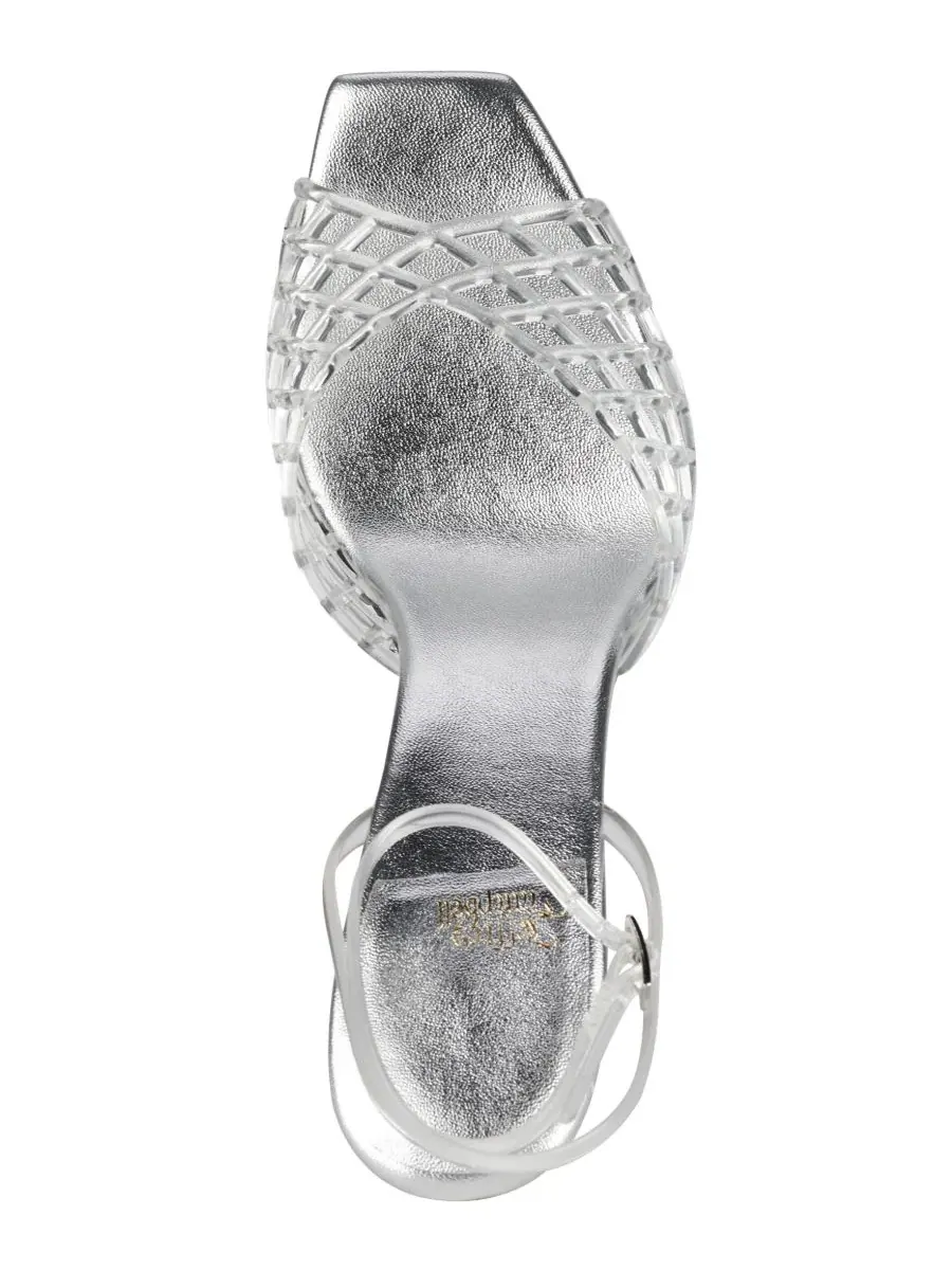 Женские сандалии Lattix Caged Jelly на среднем каблуке Jeffrey Campbell — изображение 4 из 5