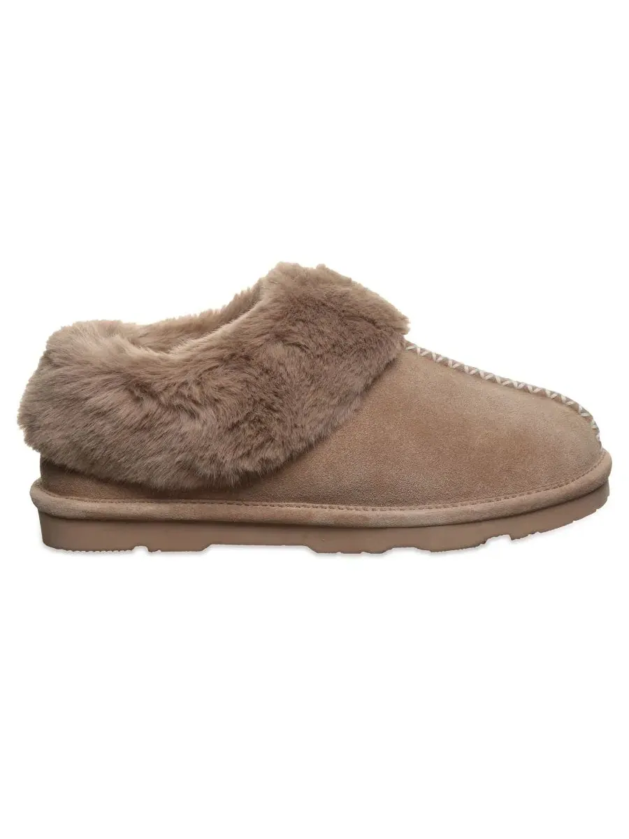 Домашние тапочки-слипоны из замши Bella BEARPAW — изображение 2 из 8, березовый