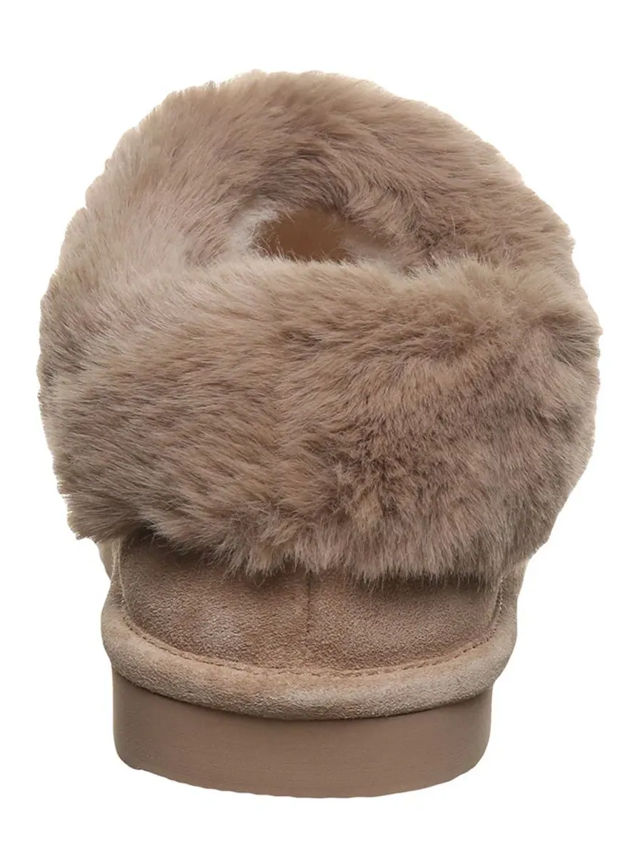 Домашние тапочки-слипоны из замши Bella BEARPAW — изображение 3 из 8, березовый