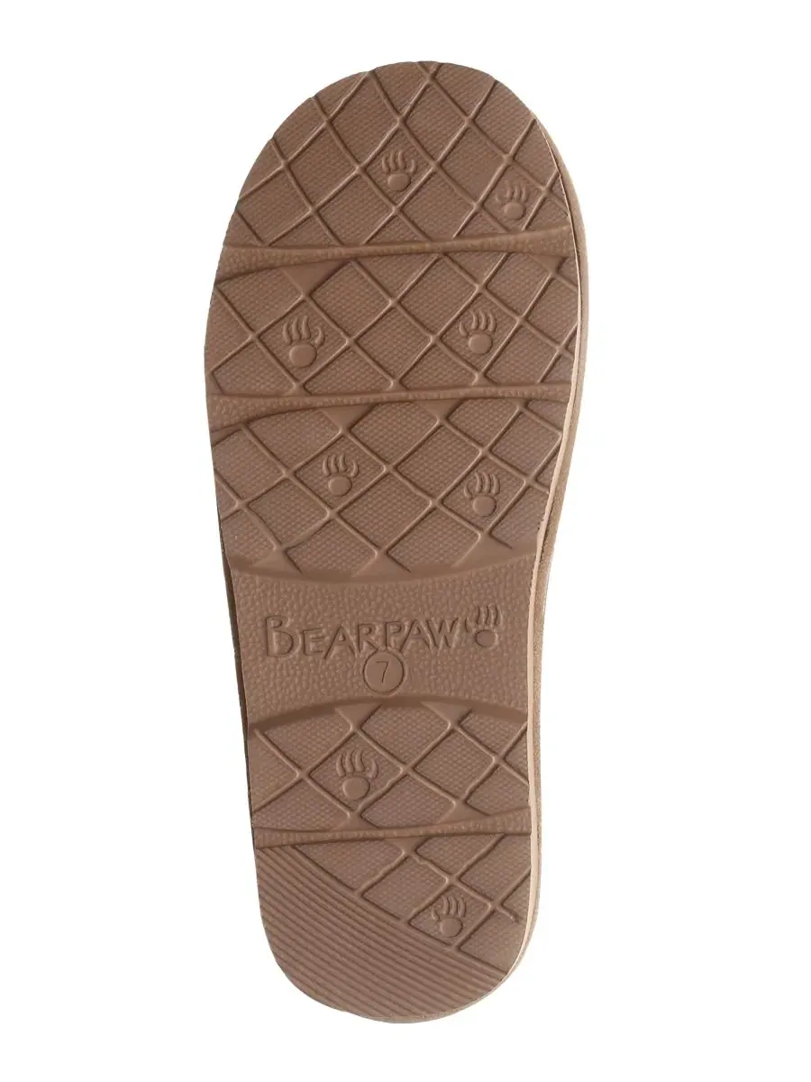 Домашние тапочки-слипоны из замши Bella BEARPAW — изображение 5 из 8, березовый