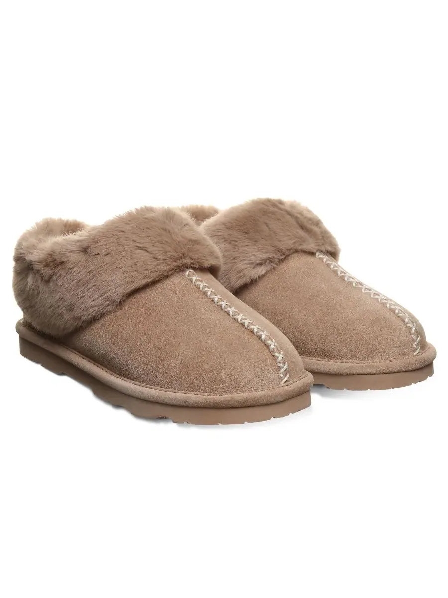 Домашние тапочки-слипоны из замши Bella BEARPAW — изображение 8 из 8, березовый