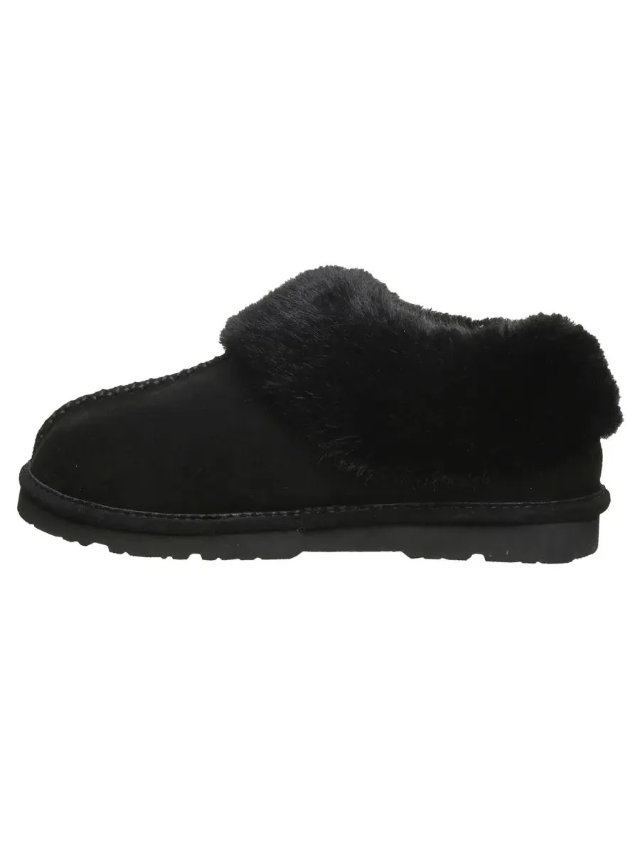 Тапочки-слипоны из замши с шерстяной подкладкой BEARPAW Bella — изображение 6 из 8, черный