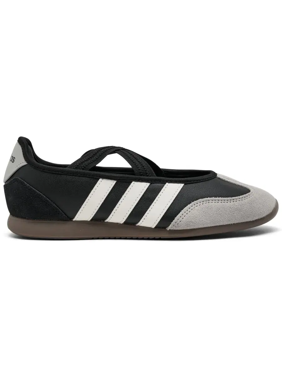 Женские кроссовки-балетки с ремешками, модель Barreda Mary Jane adidas — изображение 2 из 6, черный