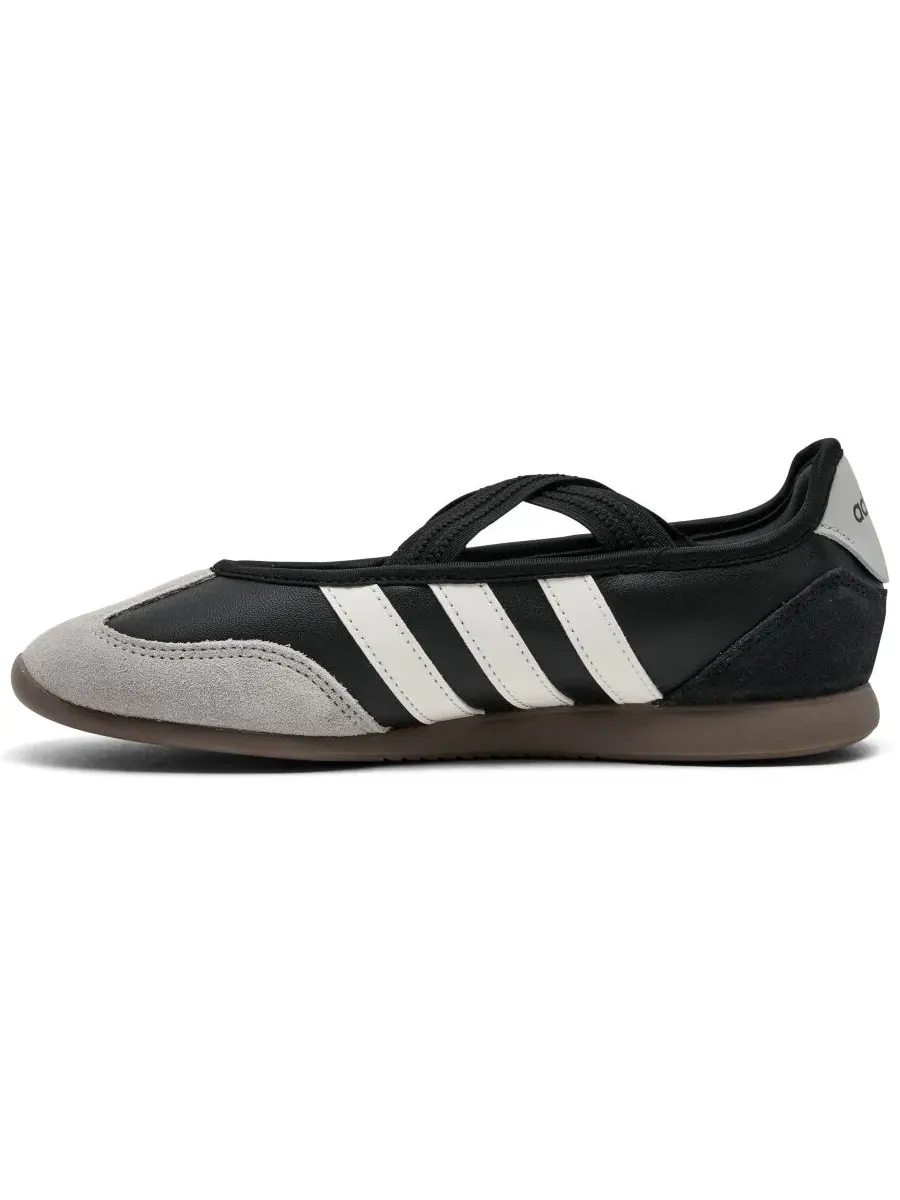 Женские кроссовки-балетки с ремешками, модель Barreda Mary Jane adidas — изображение 3 из 6, черный
