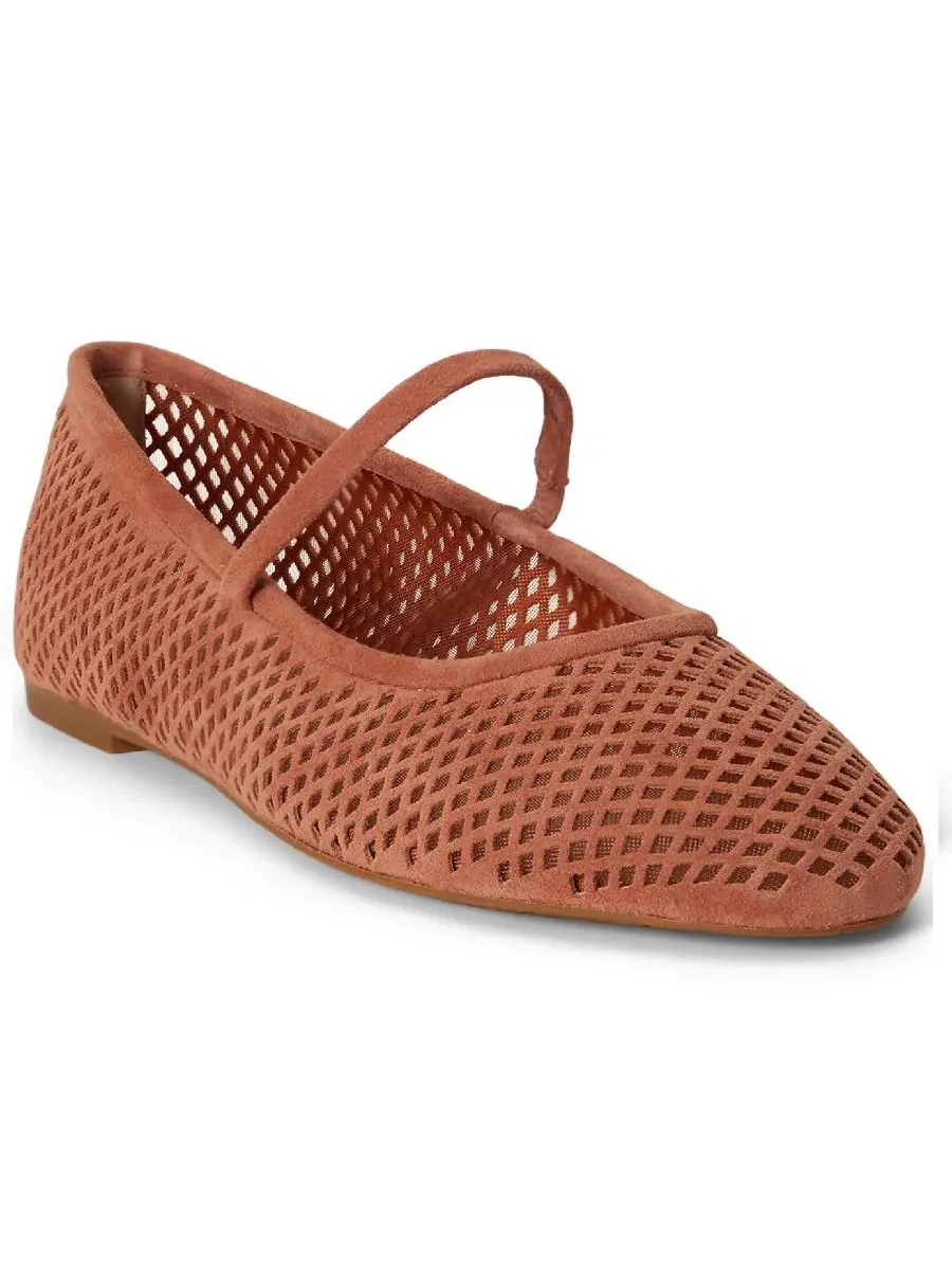 Женские перфорированные балетки Jayna Mary Jane Lauren Ralph Lauren