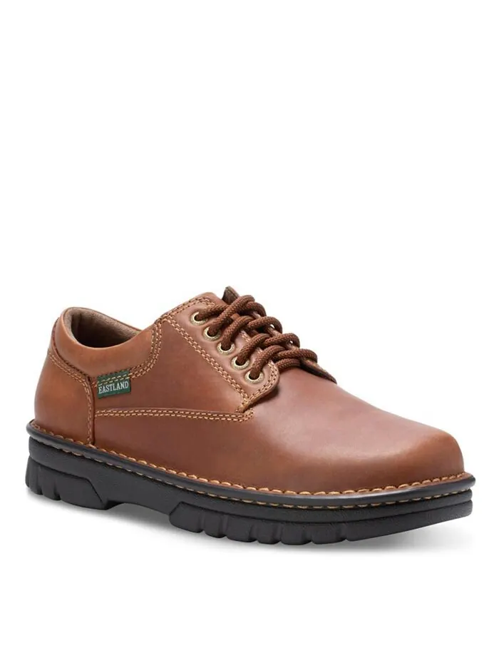 Мужские повседневные оксфорды с однотонным узором Eastland Shoe — коричневый