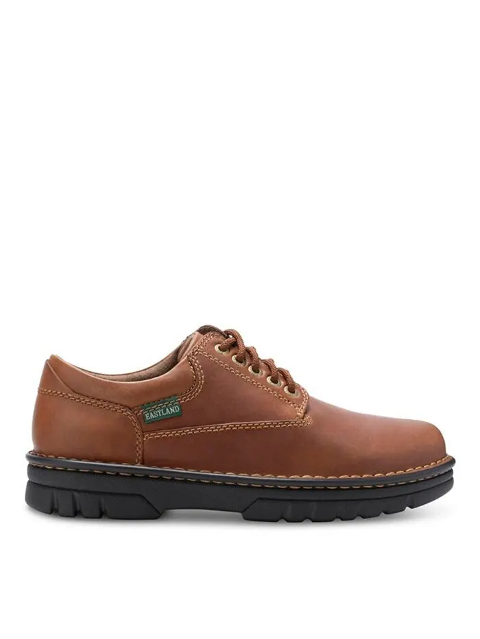 Мужские повседневные оксфорды с однотонным узором Eastland Shoe — изображение 2 из 3, коричневый