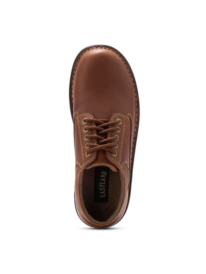 Мужские повседневные оксфорды с однотонным узором Eastland Shoe — изображение 3 из 3, коричневый