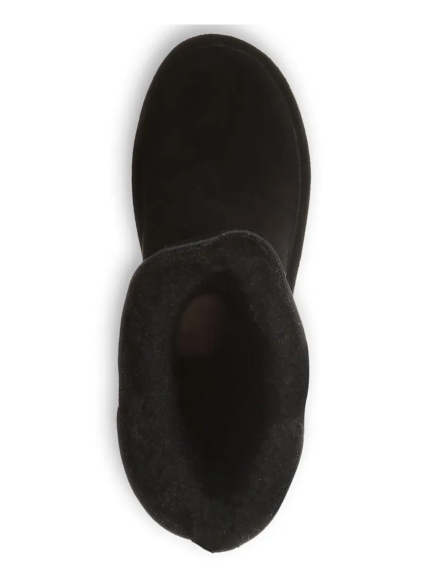 Ботинки Zaria Ribbon Bow Detail Mid-Calf с бантом BEARPAW — изображение 4 из 8, черный