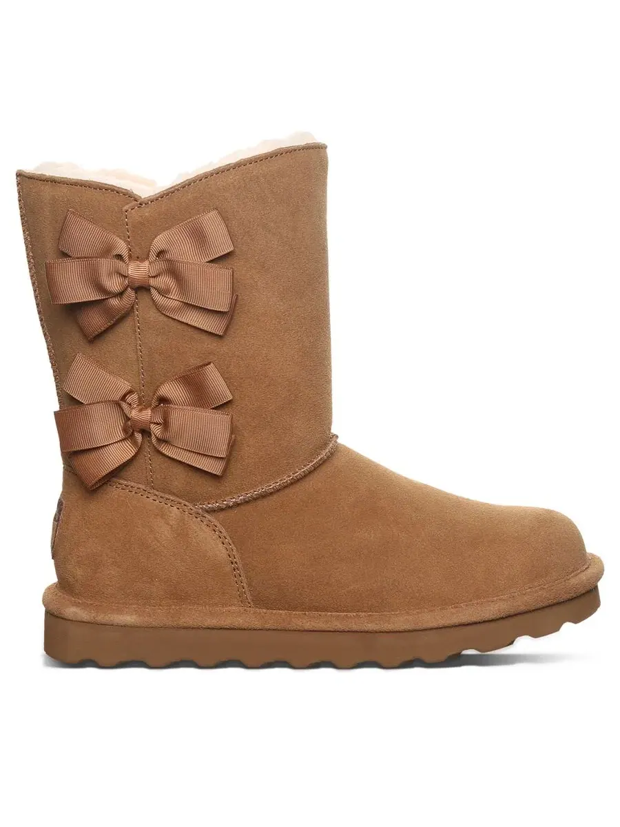 Ботинки Zaria Ribbon Bow Detail с отделкой бантом BEARPAW — изображение 2 из 8, хикори
