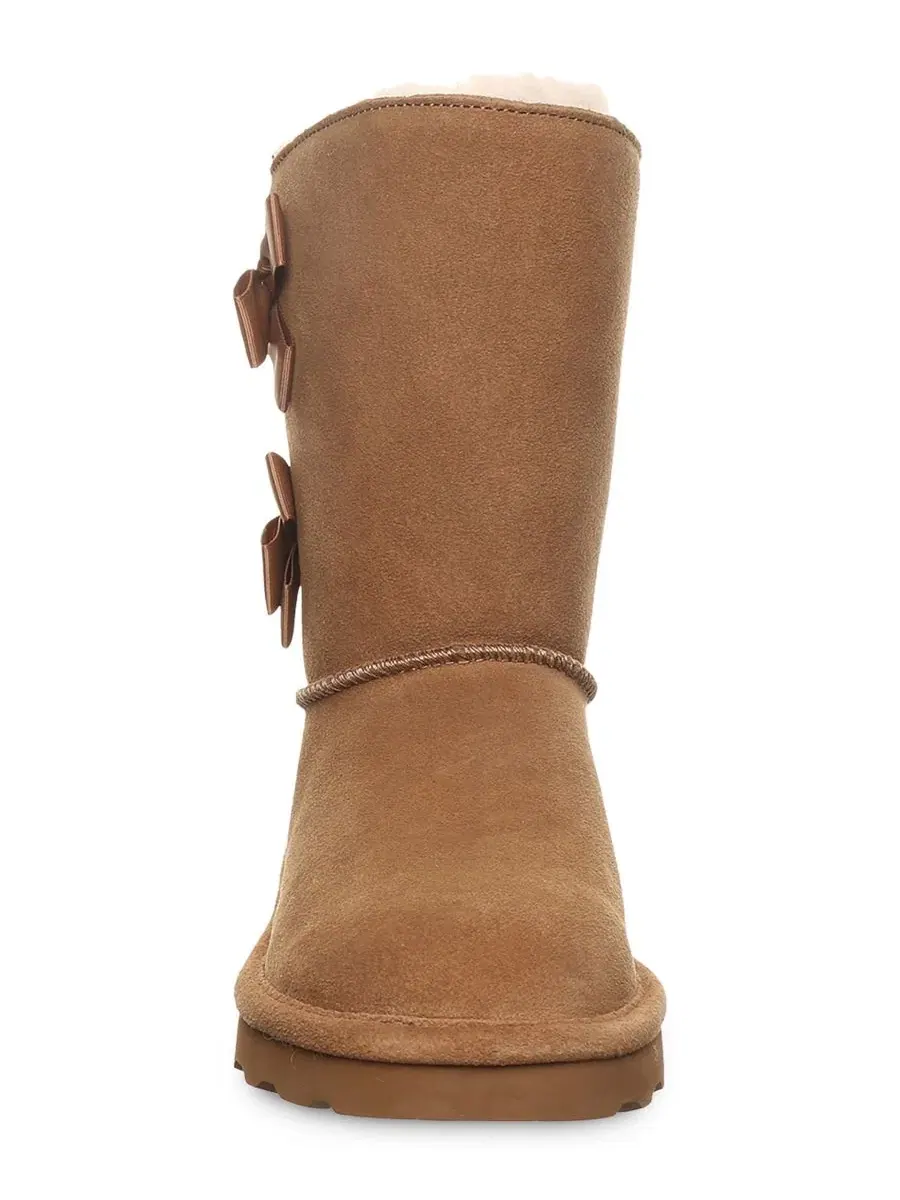 Ботинки Zaria Ribbon Bow Detail с отделкой бантом BEARPAW — изображение 6 из 8, хикори