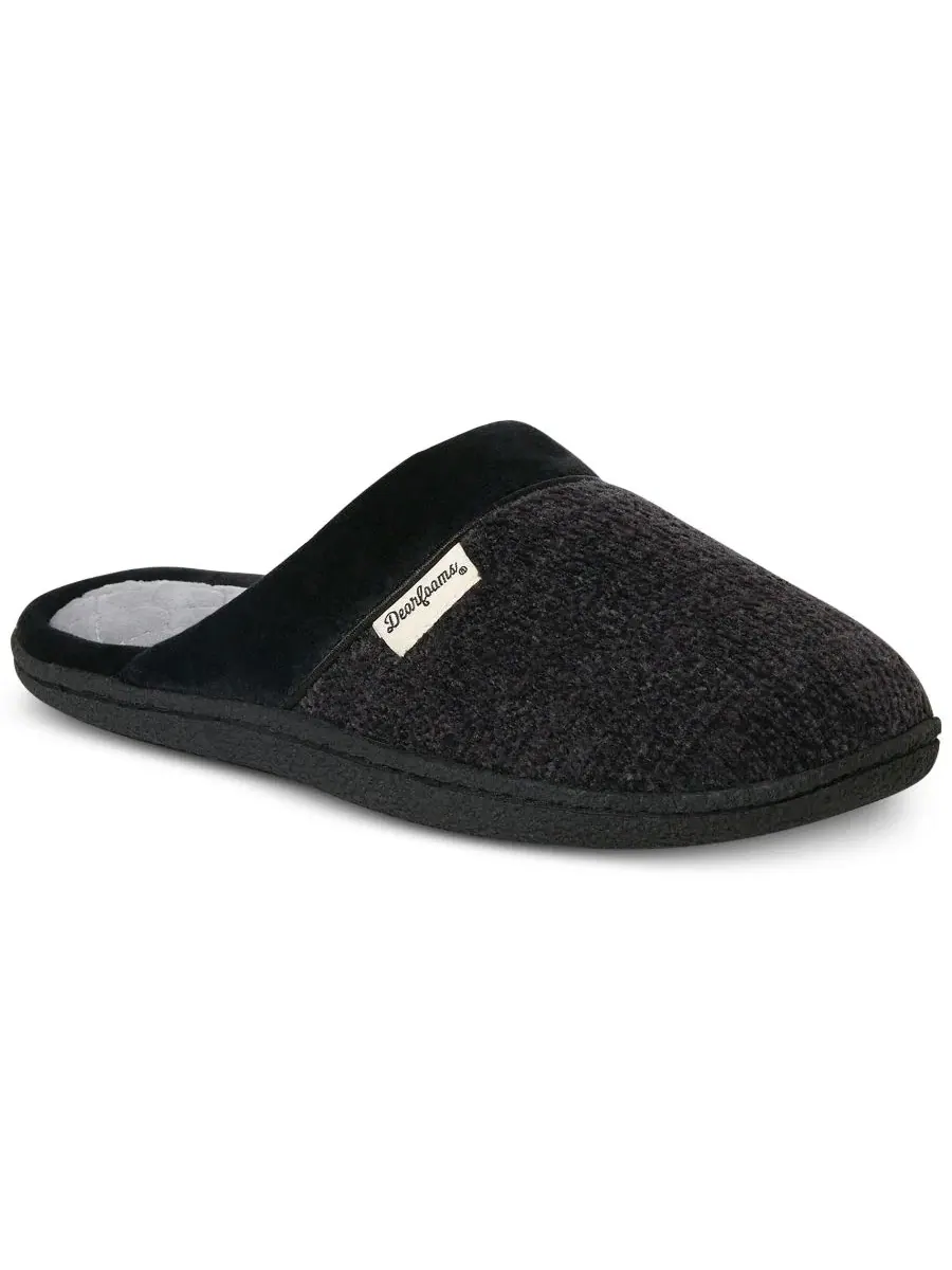Домашние тапочки-сабо Samantha Chenille Scuff с мягкой подкладкой Dearfoams
