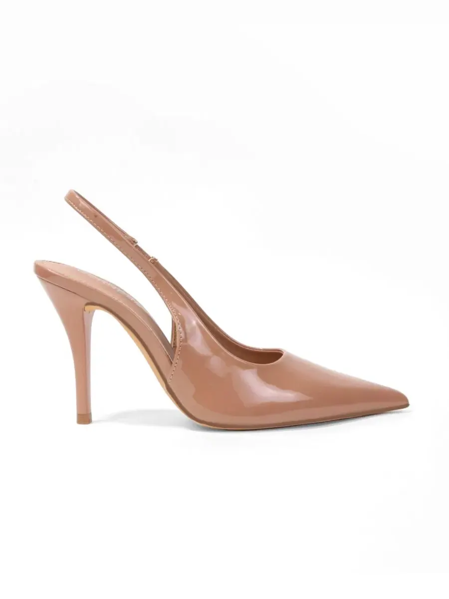 Туфли-лодочки с острым носком и стелькой на каблуке 10 см Crescentia Patent Slingback Stiletto — изображение 2 из 6