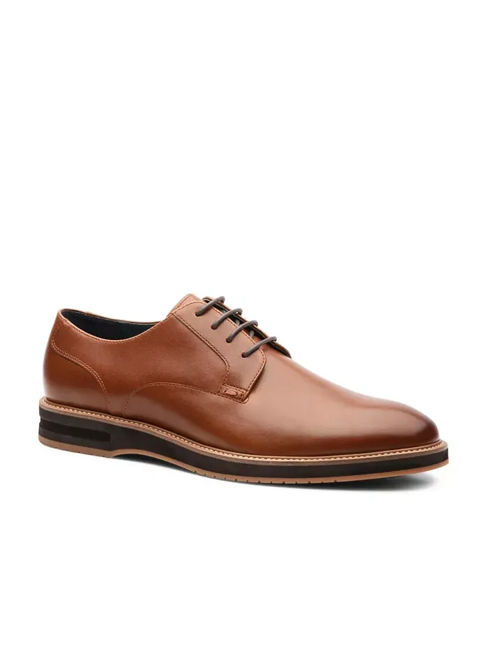 Мужские кожаные туфли Dalton Dress Casual Hybrid на шнуровке с круглым мысом Blake McKay — коричневый