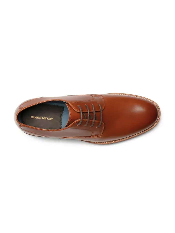 Мужские кожаные туфли Dalton Dress Casual Hybrid на шнуровке с круглым мысом Blake McKay — изображение 2 из 3, цвет виски