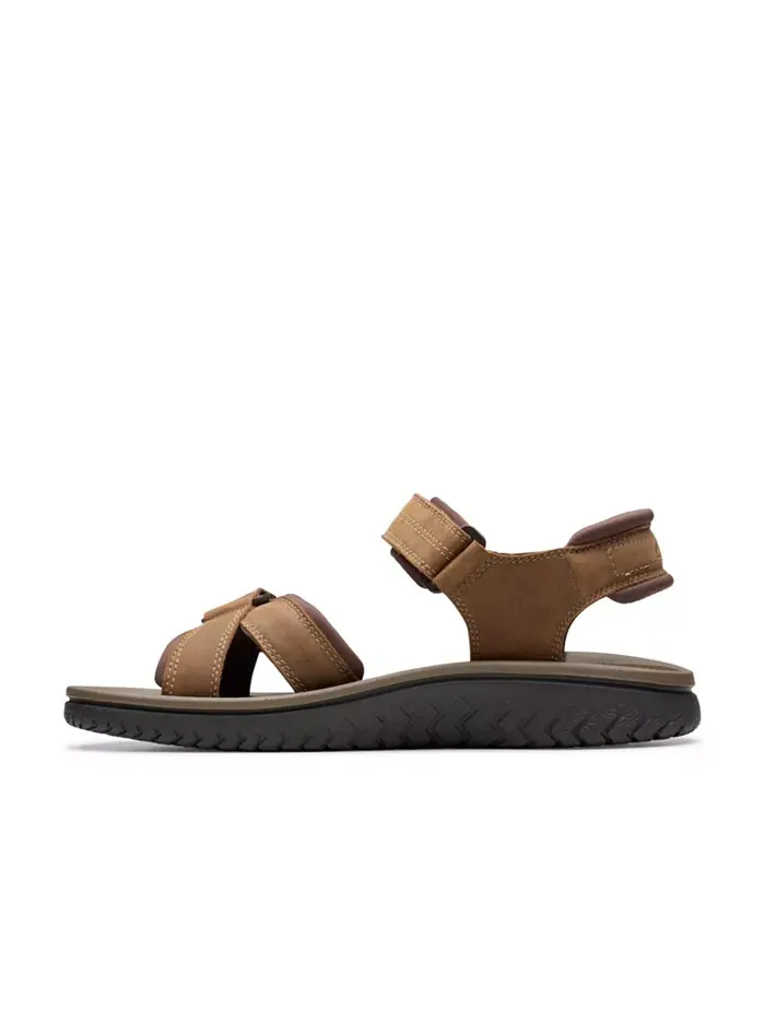 Сандалии мужские Clarks, кожаные — изображение 3 из 7, черный