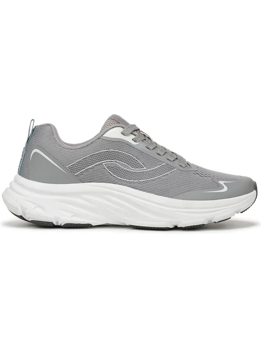 Кроссовки для ходьбы с длинной шнуровкой Devine Max Paloma Grey Mesh Ryka — изображение 2 из 5, серый