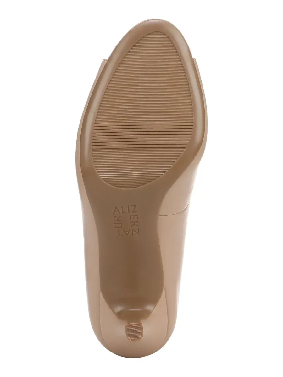 Туфли-лодочки Locke с открытым мысом, каблук 7,5 см Naturalizer, Warm Taupe Faux Leather — изображение 5 из 5