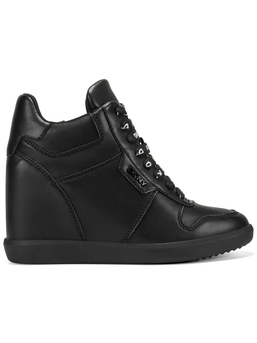 Кроссовки-слипоны с клином Sereina DKNY — изображение 5 из 5, черный