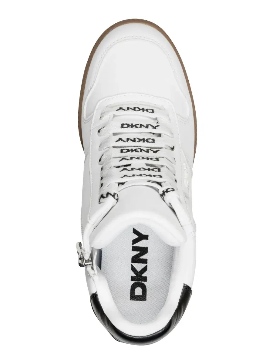 Кроссовки-слипоны DKNY Sereina — изображение 3 из 5, белый/черный