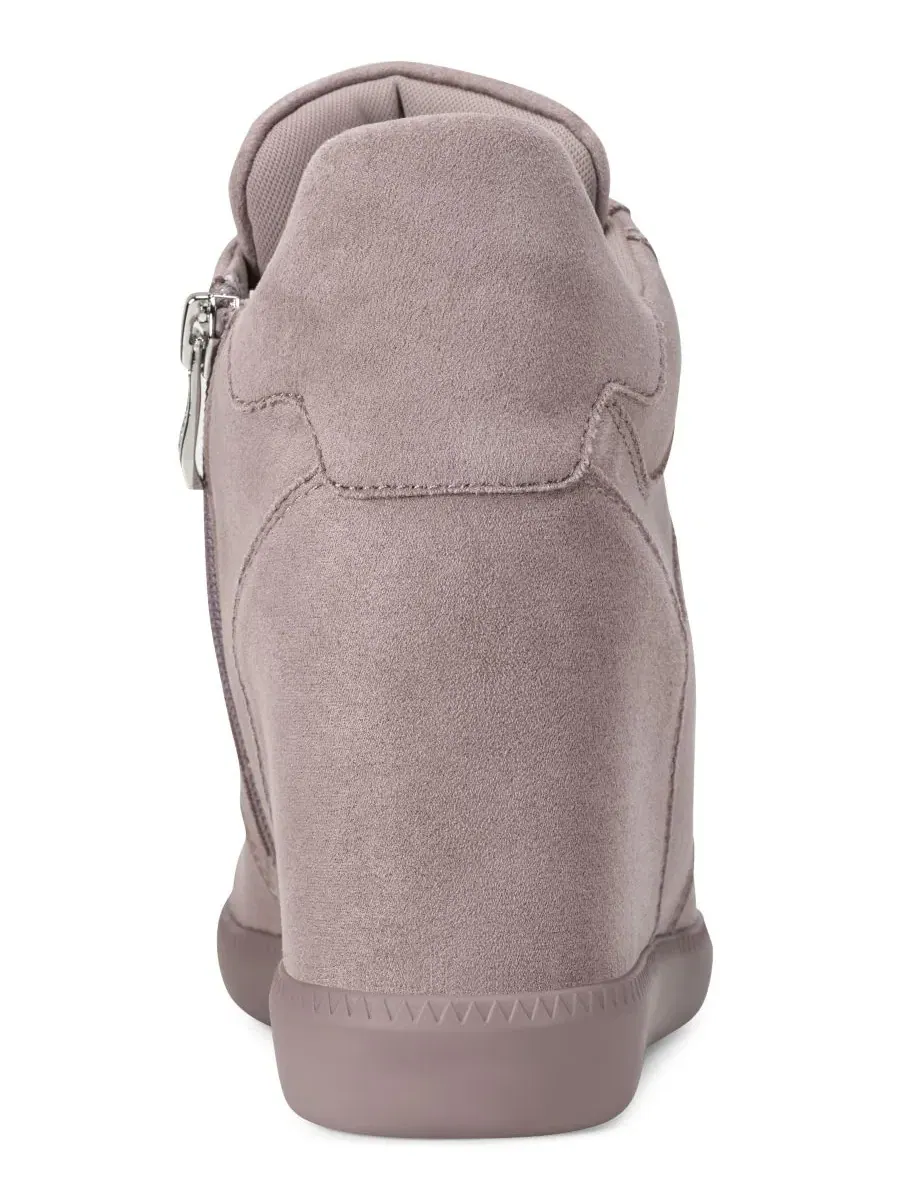 Кроссовки-слипоны на танкетке Sereina DKNY — изображение 4 из 5, сирень