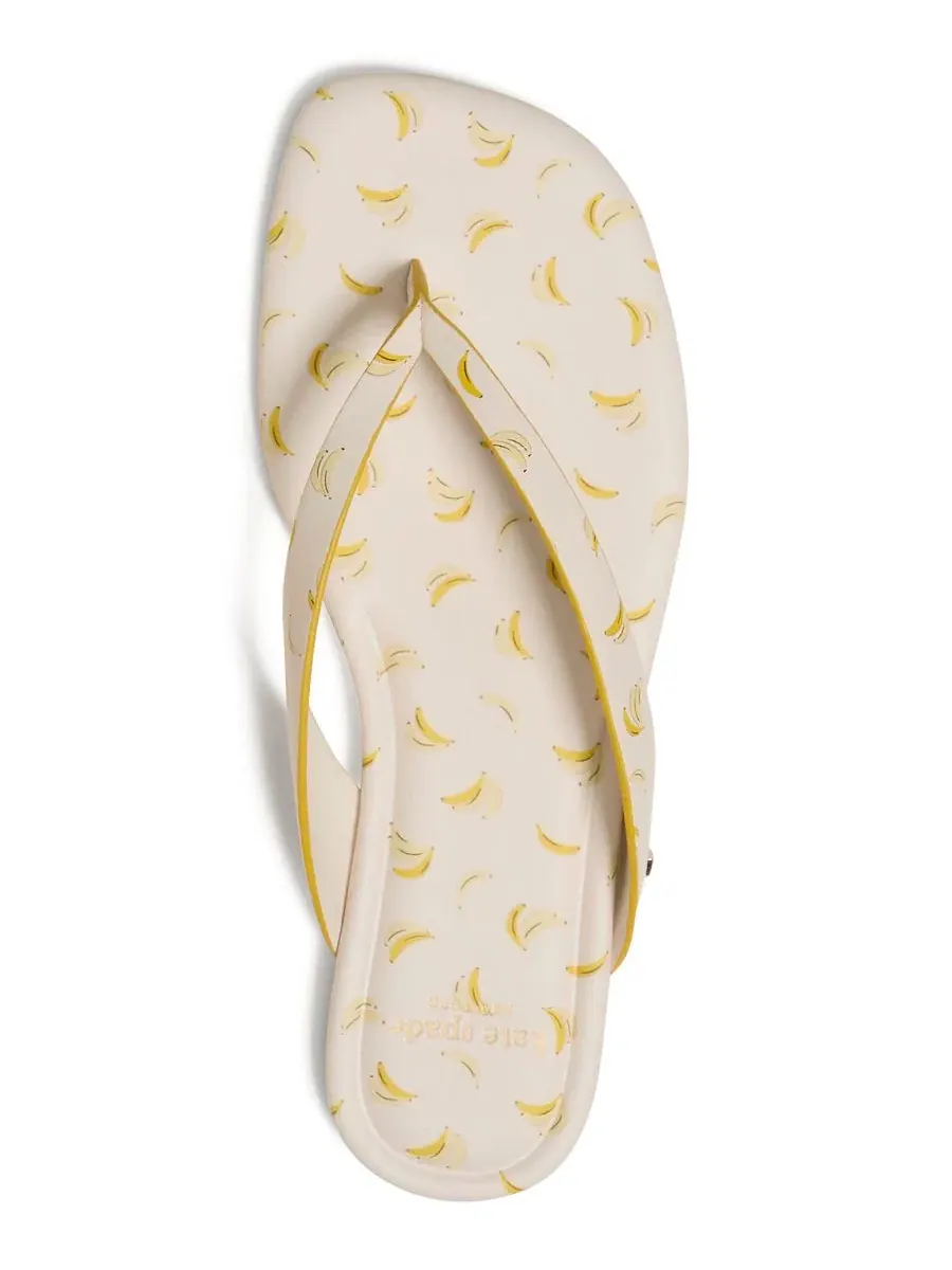 Сандалии-слайды Sandie из гладкой кожи, на плоской подошве, с круглым носком, Kate Spade New York — изображение 4 из 6