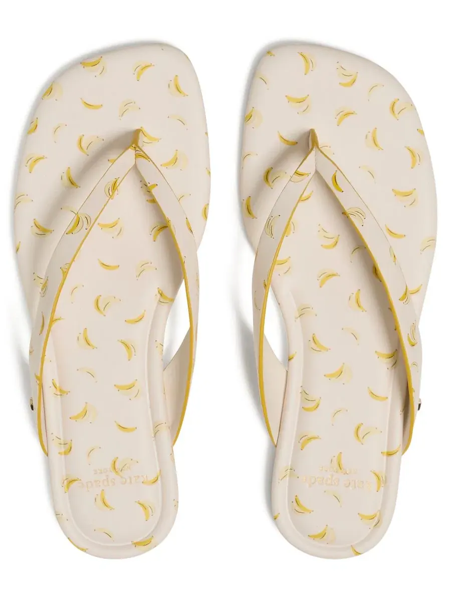 Сандалии-слайды Sandie из гладкой кожи, на плоской подошве, с круглым носком, Kate Spade New York — изображение 5 из 6