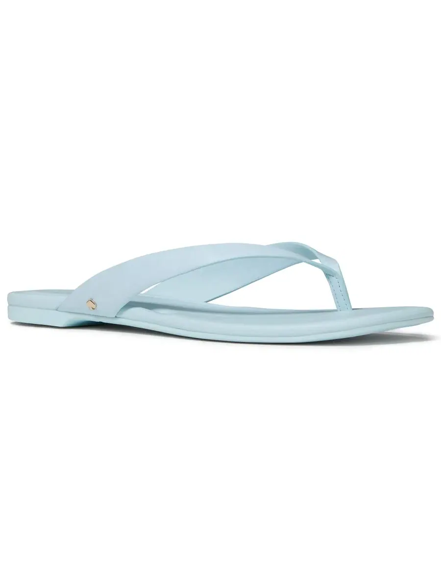 Сандалии-шлепанцы Sandie Slip-On Women's из кожи kate spade new york — изображение 1 из 6, голубой