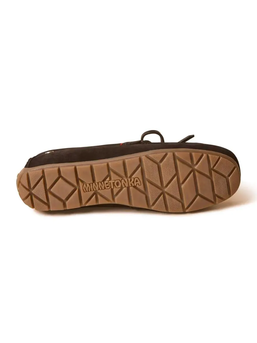 Minnetonka Женские замшевые лоферы-мокасины — изображение 3 из 6, черный