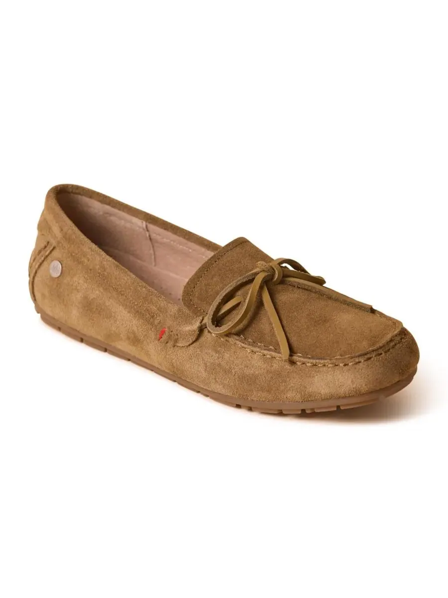 Minnetonka Женские замшевые лоферы-мокасины — изображение 1 из 7, шалфейный
