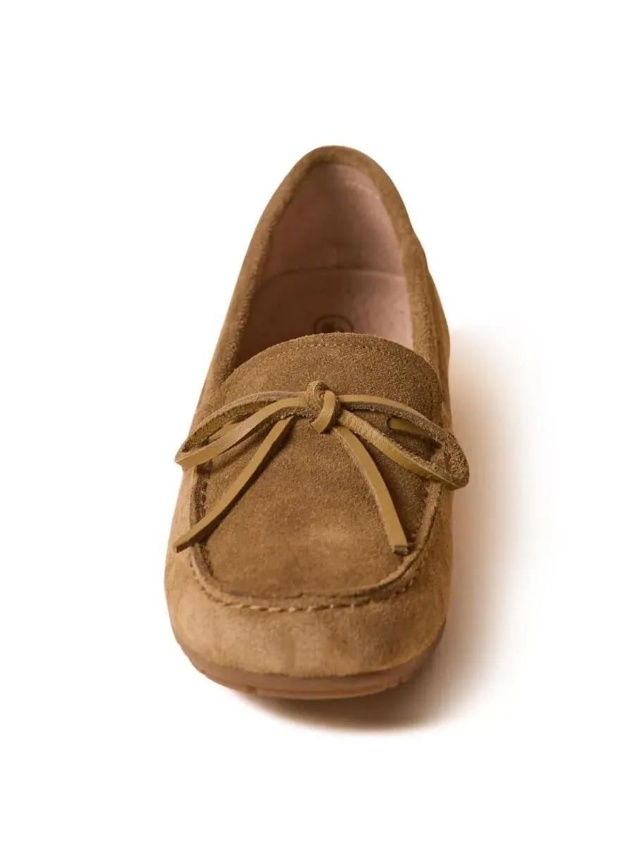 Minnetonka Женские замшевые лоферы-мокасины — изображение 3 из 7, шалфейный