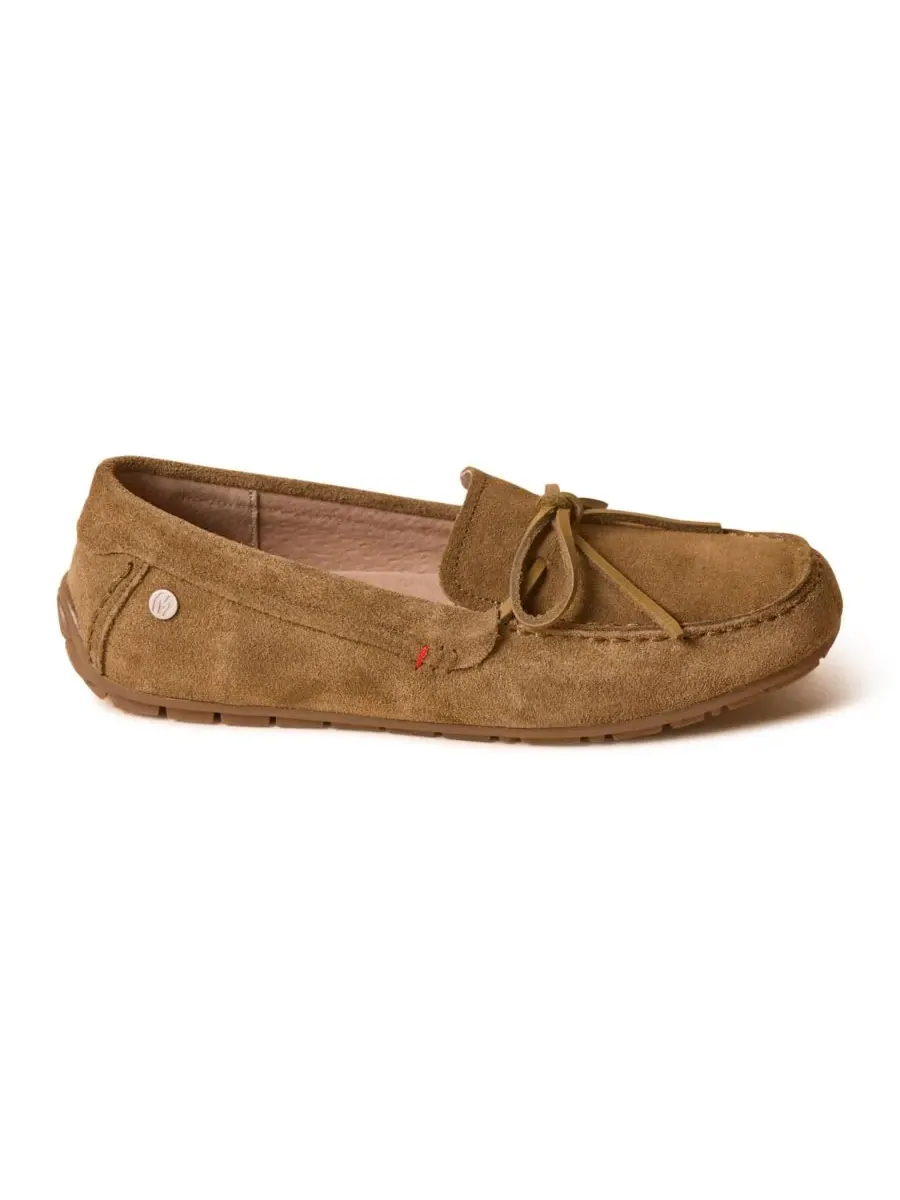 Minnetonka Женские замшевые лоферы-мокасины — изображение 4 из 7, шалфейный