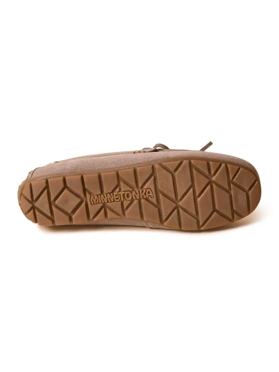 Minnetonka Женские замшевые лоферы-мокасины — изображение 3 из 7, серый