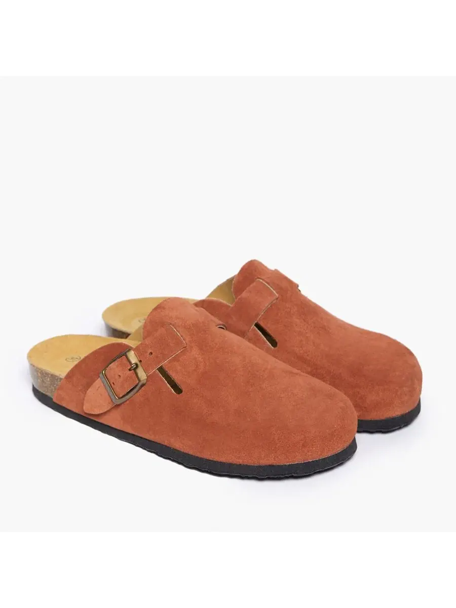 Женские замшевые сабо Blogg Plakton, Terracota — изображение 7 из 7