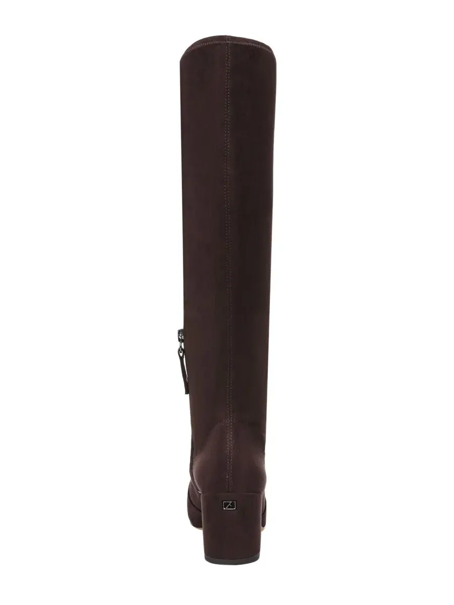 Ботинки для женщин Flexa Blix Wide Calf Square Toe Zip Tall Franco Sarto — изображение 3 из 5, темный коричневый