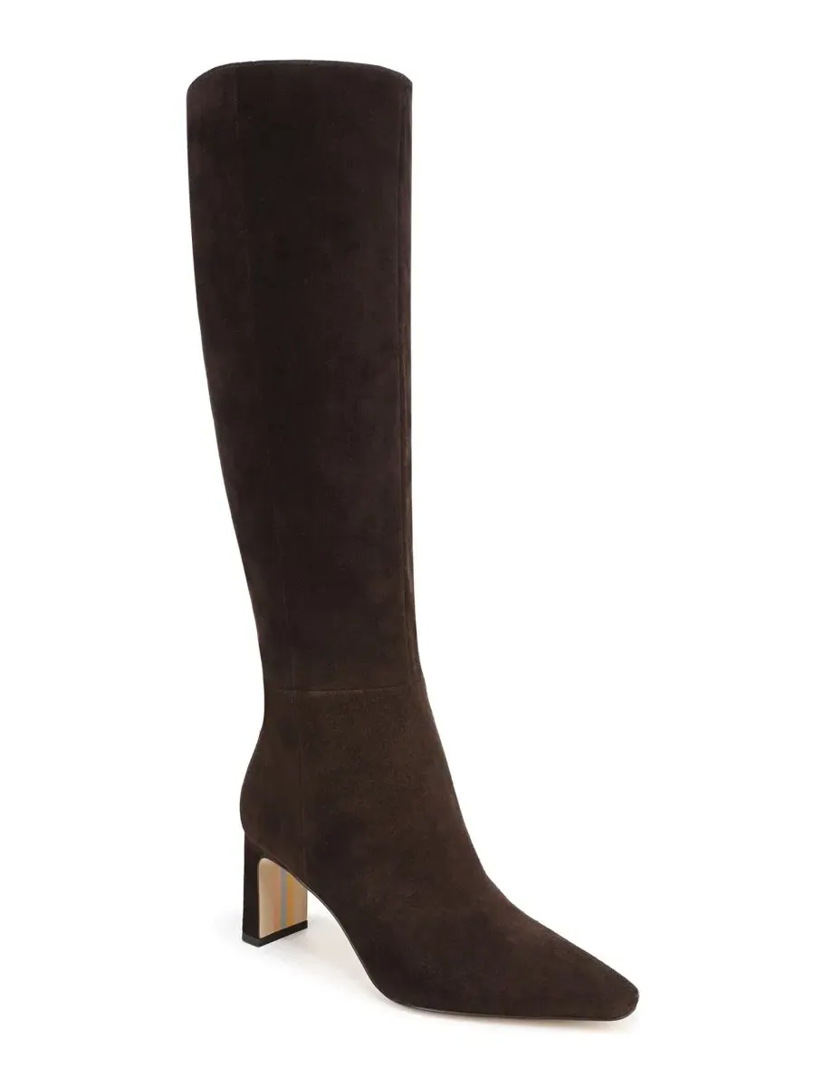 Женские сапоги Sylvia Extra Wide Calf Zip Tall с мысом Sam Edelman